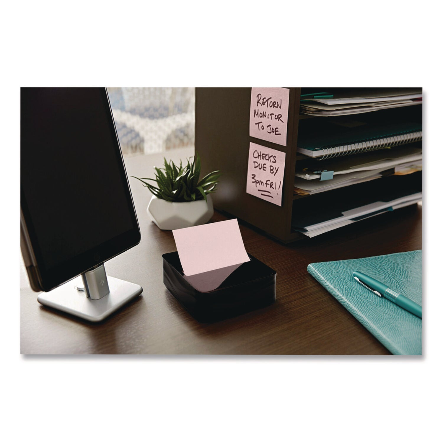 3M Post-it Notes Dispenser - 3" x 3" - Black