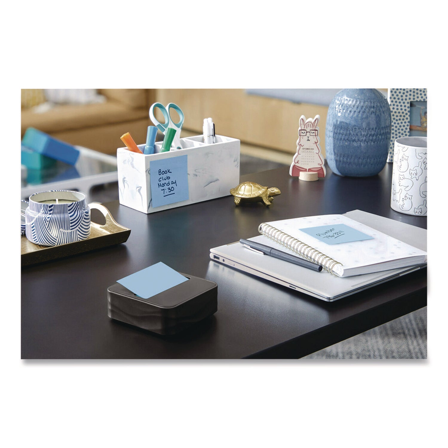 3M Post-it Notes Dispenser - 3" x 3" - Black