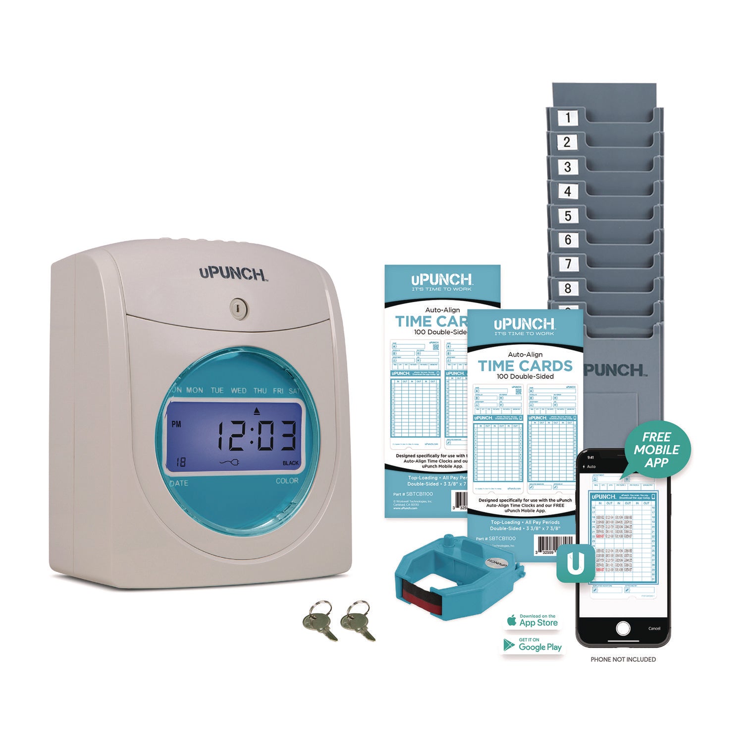 Clock,Punch,Electronic - 3