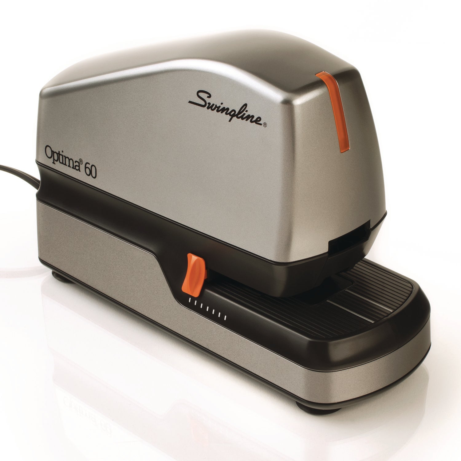 Optima 70 Electric Stapler, 70-Sheet Capacity, Silver/Black/Gray
