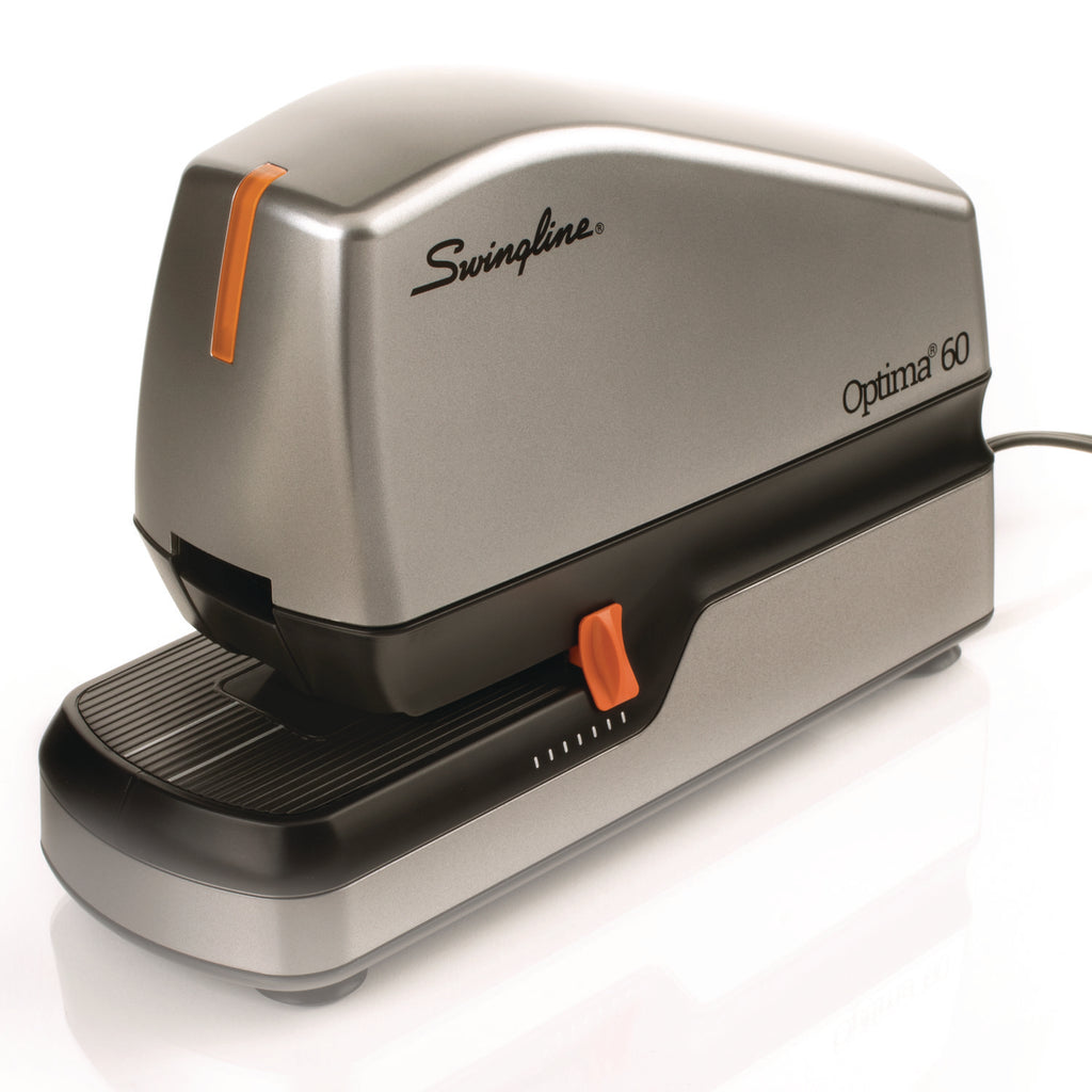 Optima 70 Electric Stapler, 70-Sheet Capacity, Silver/Black/Gray