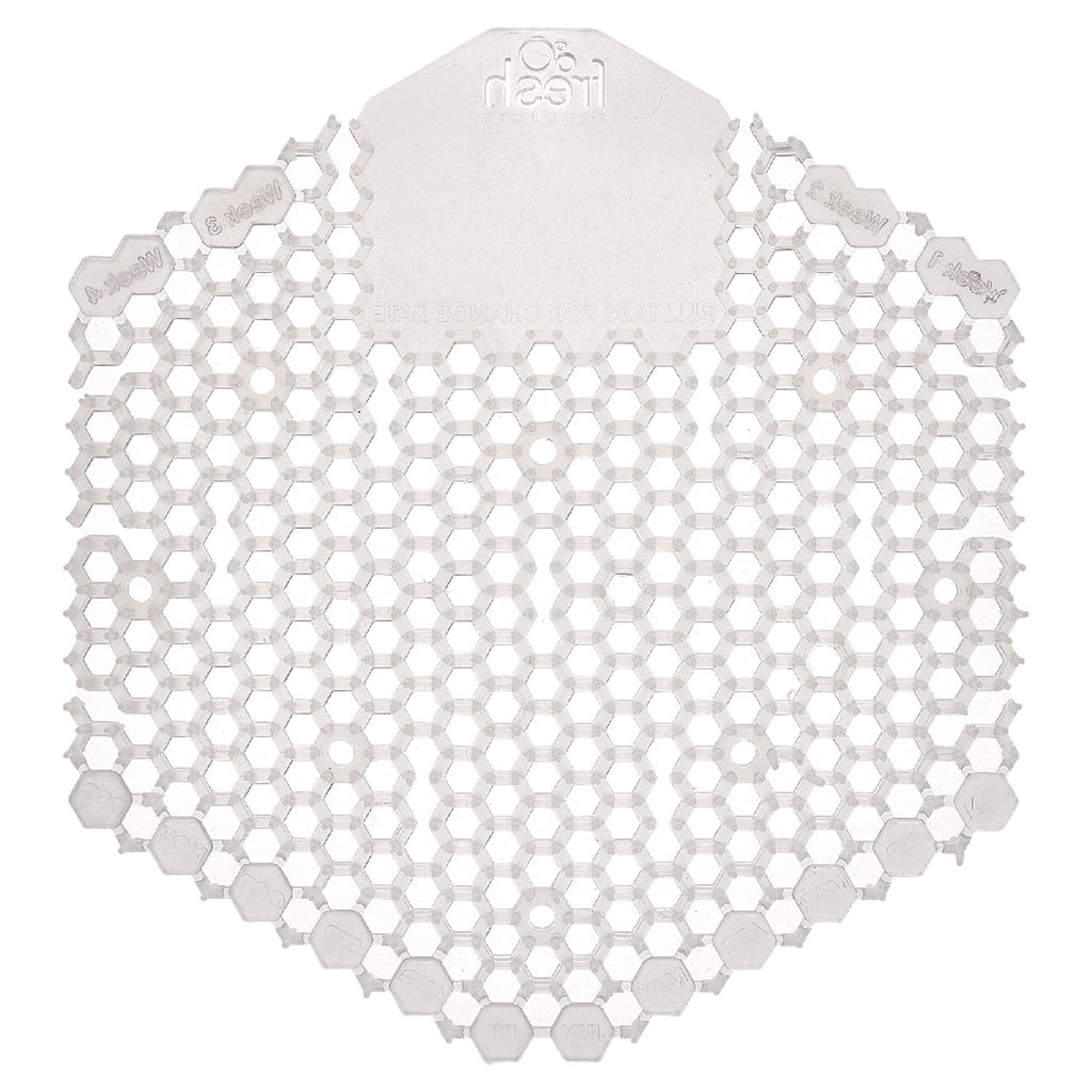 The Wave Urinal Deodorizer, Honeysuckle Scent, 58 g, Clear, 10/Box, 6 Boxes/Carton