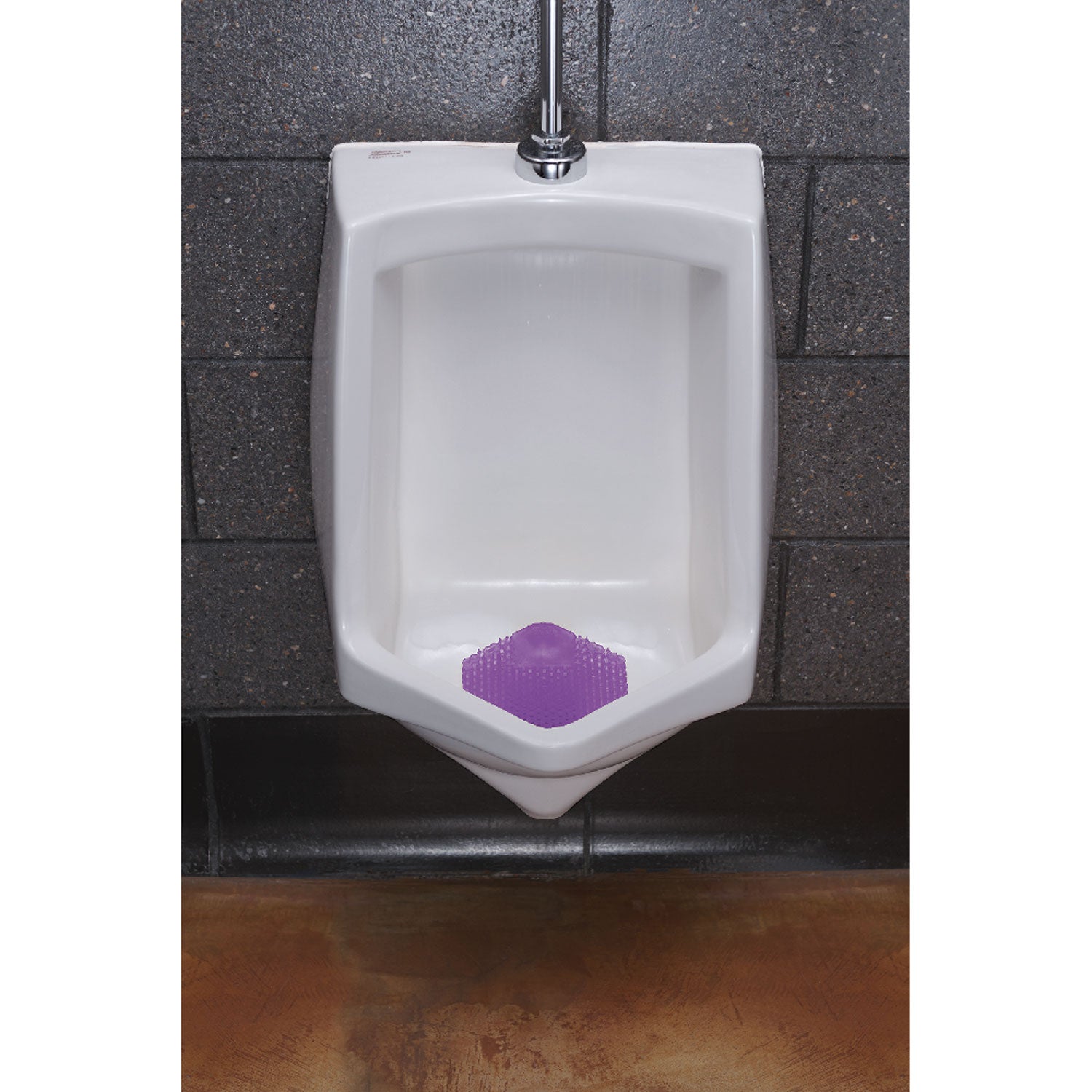 The Wave Urinal Deodorizer, Urinal Screens, Fabulous Scent, 58 g, Purple, 10/Box, 6 Boxes/Carton - 2