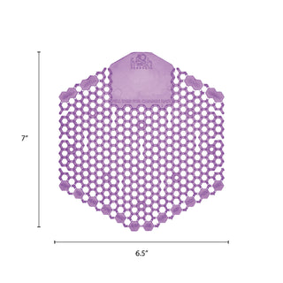 The Wave Urinal Deodorizer, Urinal Screens, Fabulous Scent, 58 g, Purple, 10/Box, 6 Boxes/Carton - 5