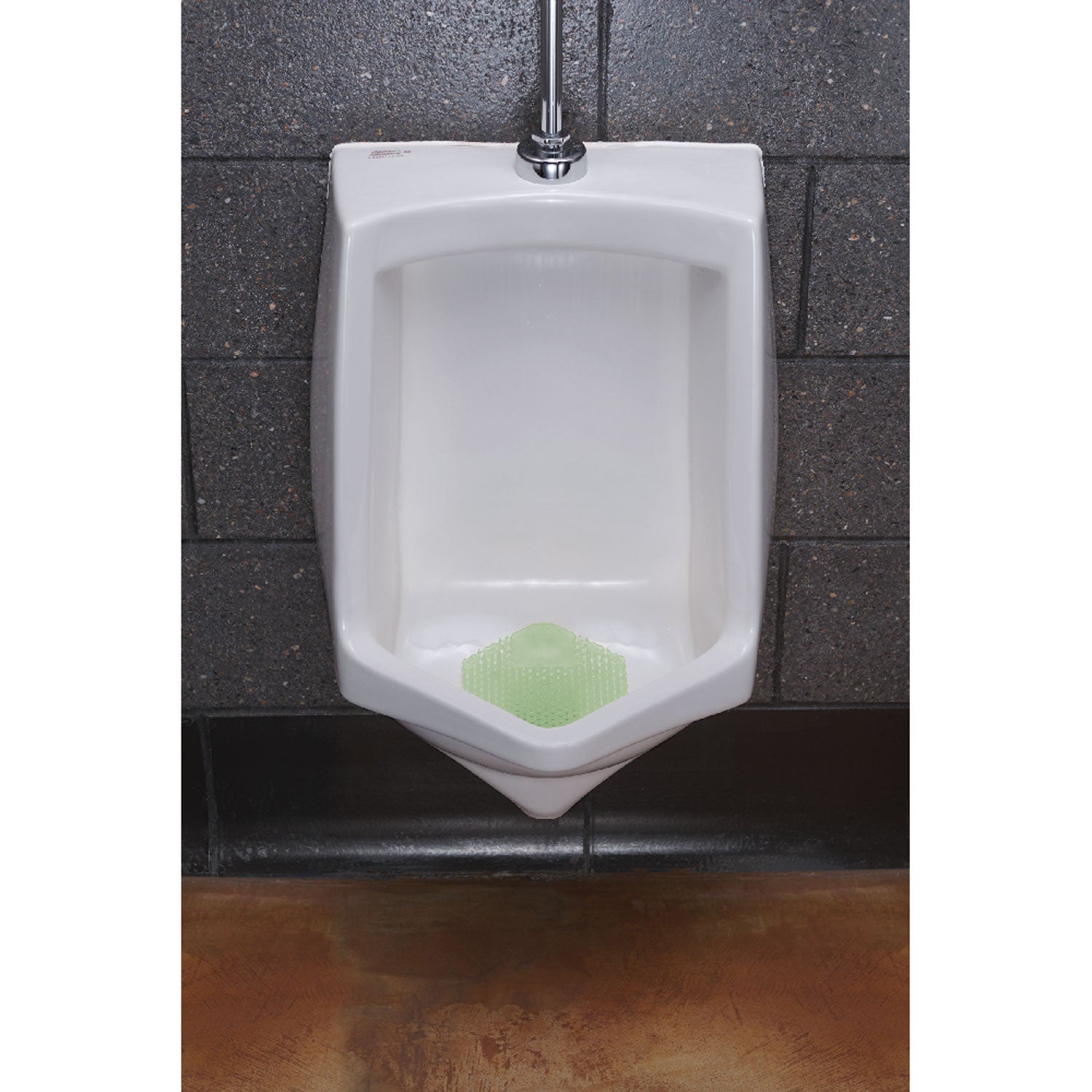 The Wave Urinal Deodorizer, Urinal Screens, Herbal Mint Scent, 58 g, 10/Box, 6 Boxes/Carton
