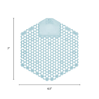 Wave 3D Urinal Deodorizer Screen, Ocean Mist Scent, Blue, 10/Box, 6 Boxes/Carton
