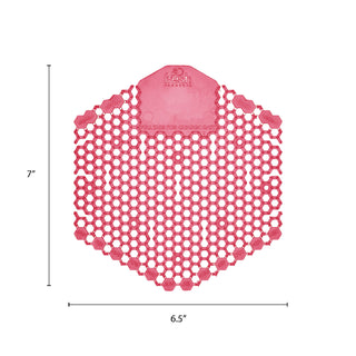 Wave 3D Urinal Deodorizer Screen, Spiced Apple Scent, Red, 10/Box