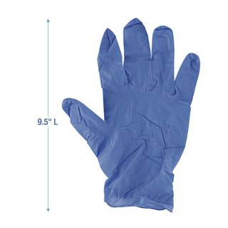Disposable General-Purpose Nitrile Gloves, X-Large, Blue, 4 mil, 100/Box