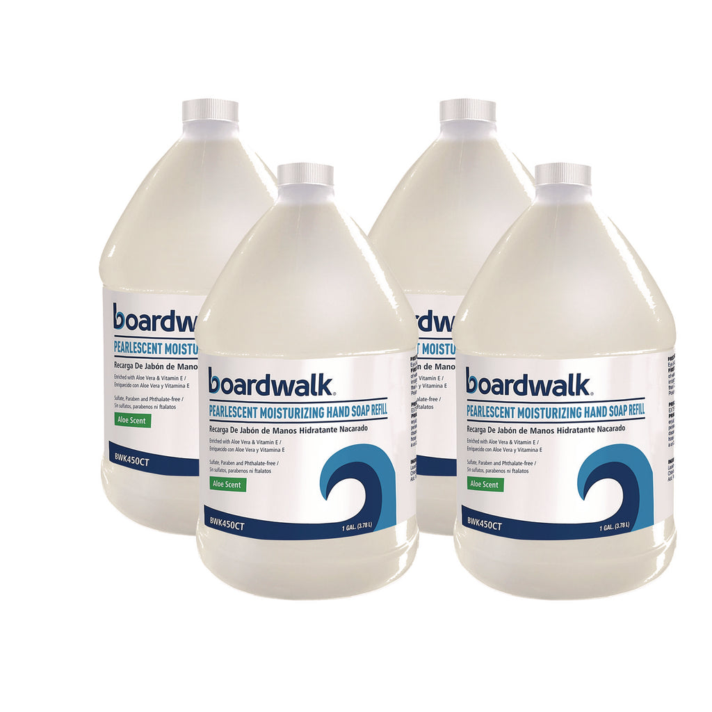 Pearlescent Moisturizing Liquid Hand Soap Refill, Aloe Scent, 1 gal Bottle, 4/Carton