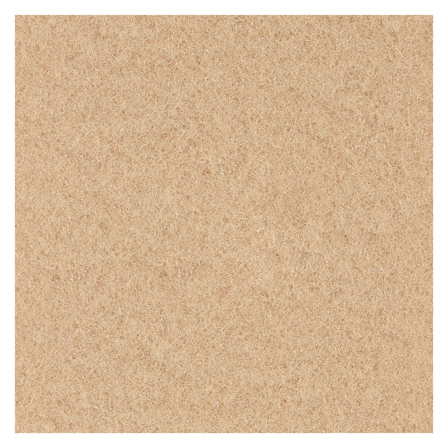 Burnishing Floor Pads, 19" Diameter, Tan, 5/Carton - 6