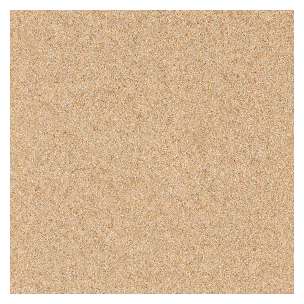 Burnishing Floor Pads, 27" Diameter, Tan, 5/Carton - 6