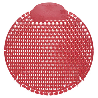 Slant7 with Terminator Urinal Screen, Evergreen Scent, Red, 30/Carton