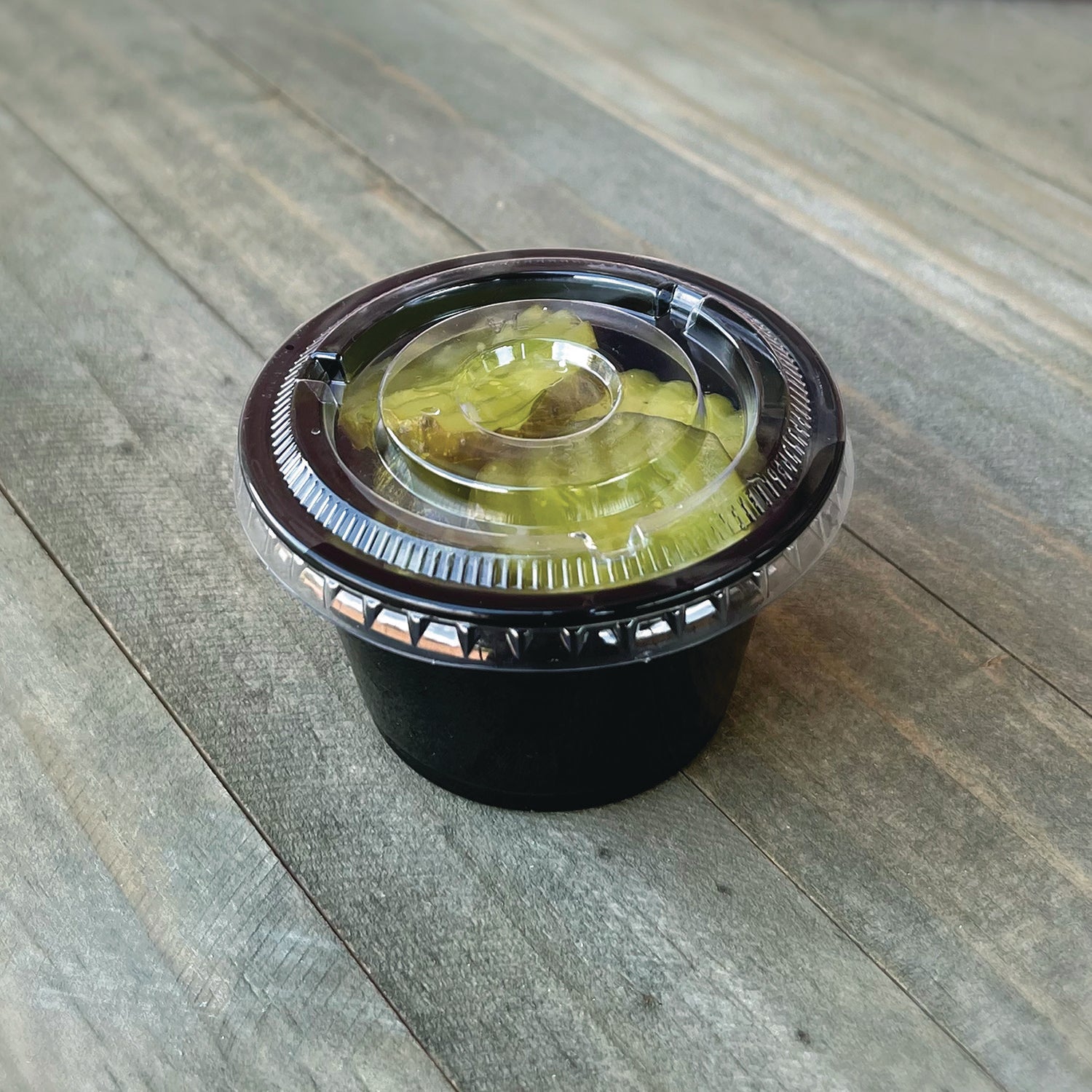 Souffle/Portion Cups, 4 oz, Polypropylene, Black, 2,500/Carton - 8