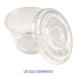 Souffle/Portion Cups, 4 oz, Polypropylene, Translucent, 2,500/Carton