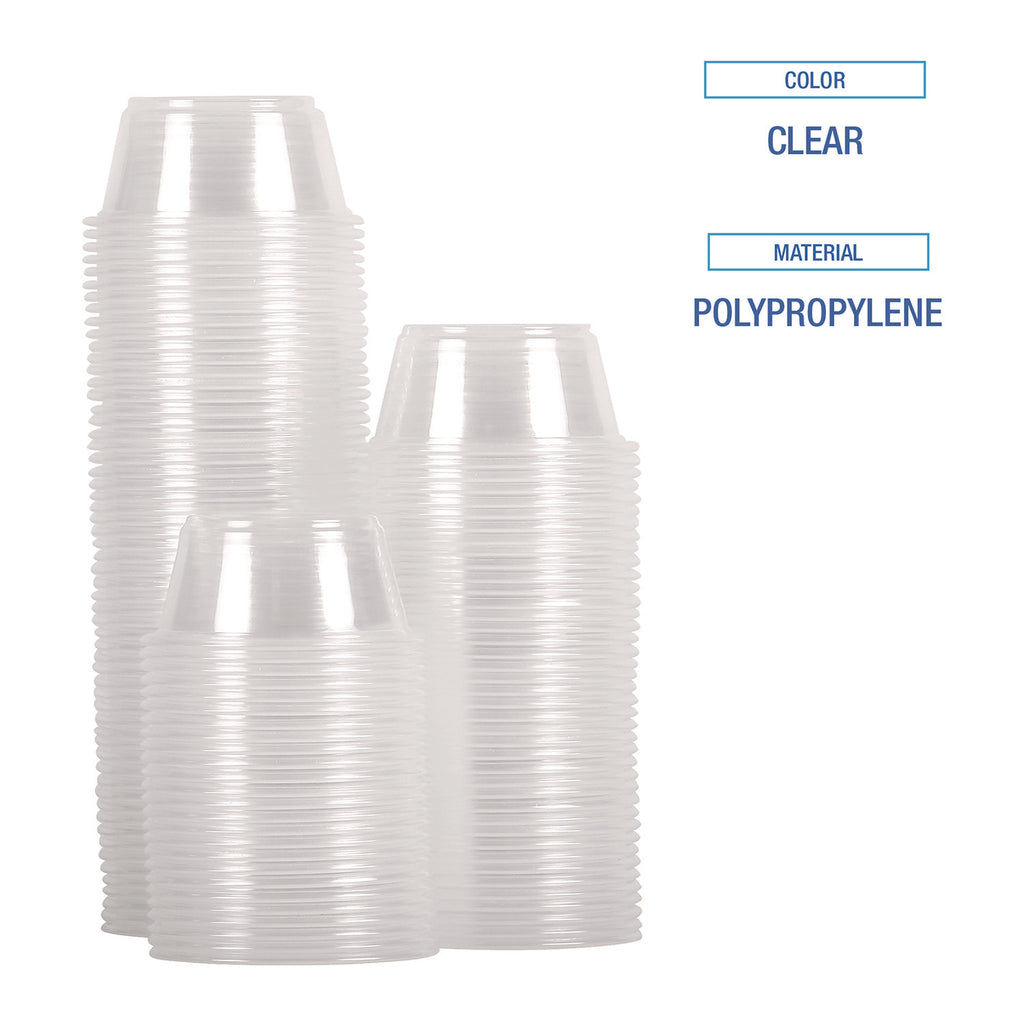 Souffle/Portion Cups, 1.5 oz, Polypropylene, Translucent, 2,500/Carton
