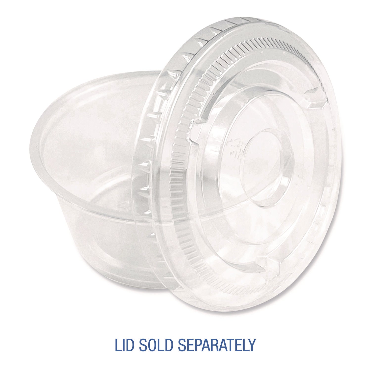 Souffle/Portion Cups, 3.25 oz, Polypropylene, Translucent, 2,500/Carton