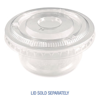 Souffle/Portion Cups, 3.25 oz, Polypropylene, Translucent, 2,500/Carton