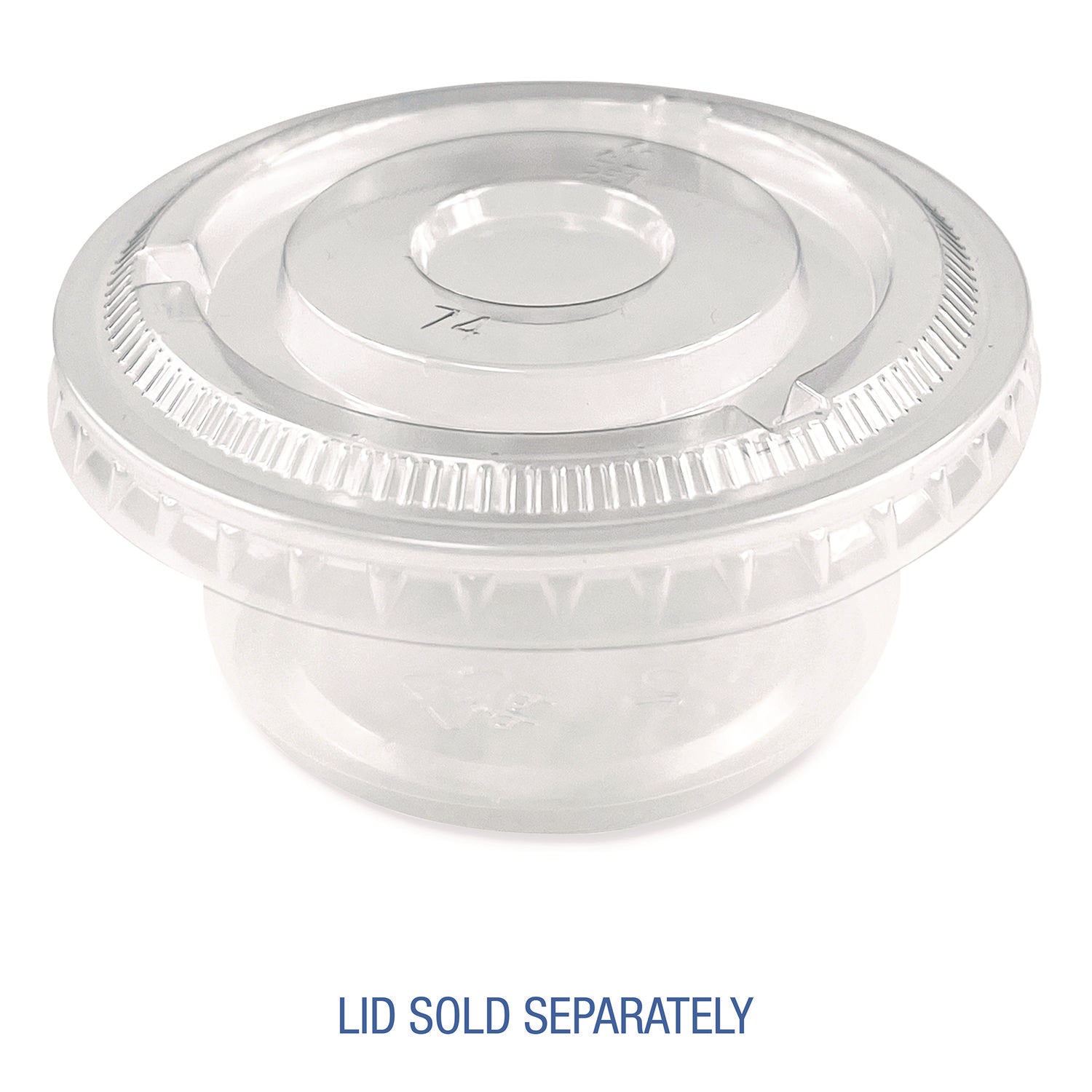 Souffle/Portion Cups, 3.25 oz, Polypropylene, Translucent, 2,500/Carton