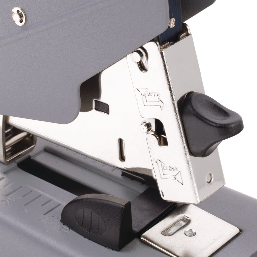 Heavy-Duty Stapler, 160-Sheet Capacity, Black/Gray