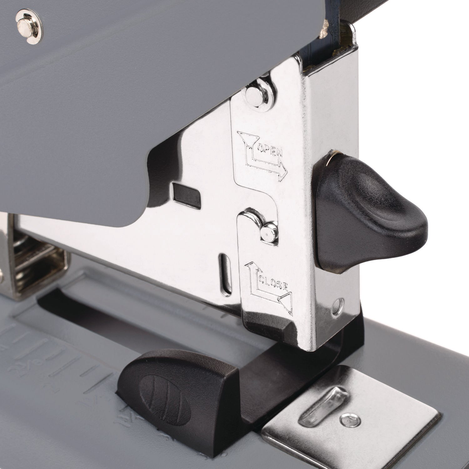 Heavy-Duty Stapler, 160-Sheet Capacity, Black/Gray