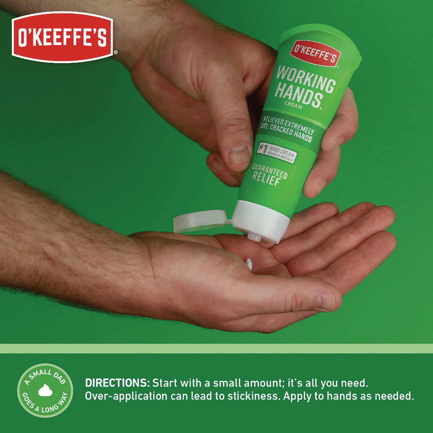 O'Keeffe's Working Hands Hand Cream - Cream - 3 fl oz - For Dry Skin - Applicable on Hand - Cracked/Scaly Skin - Moisturising, Hypoallergenic - 1 Each - 6