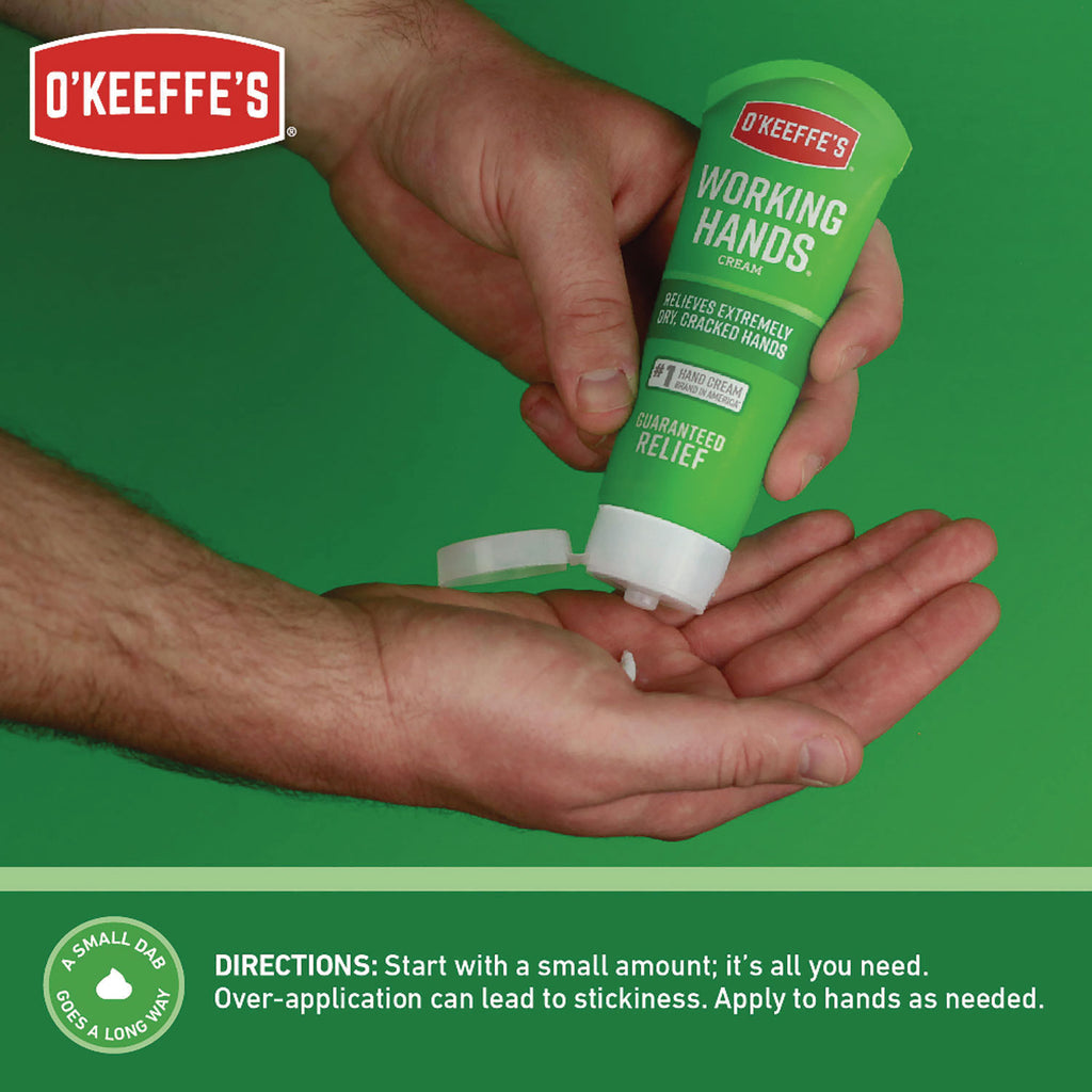 O'Keeffe's Working Hands Hand Cream - Cream - 3 fl oz - For Dry Skin - Applicable on Hand - Cracked/Scaly Skin - Moisturising, Hypoallergenic - 1 Each
