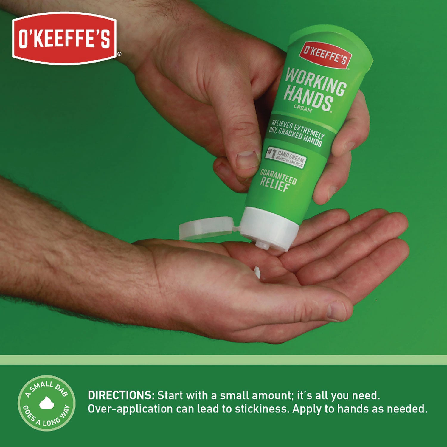 O'Keeffe's Working Hands Hand Cream - Cream - 3 fl oz - For Dry Skin - Applicable on Hand - Cracked/Scaly Skin - Moisturising, Hypoallergenic - 1 Each