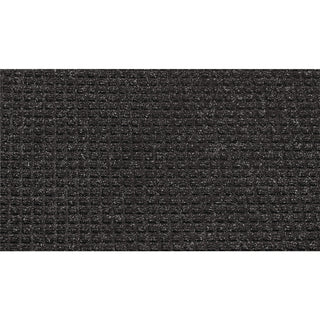 Super-Soaker Wiper Mat with Gripper Bottom, Polypropylene, 46 x 72, Charcoal