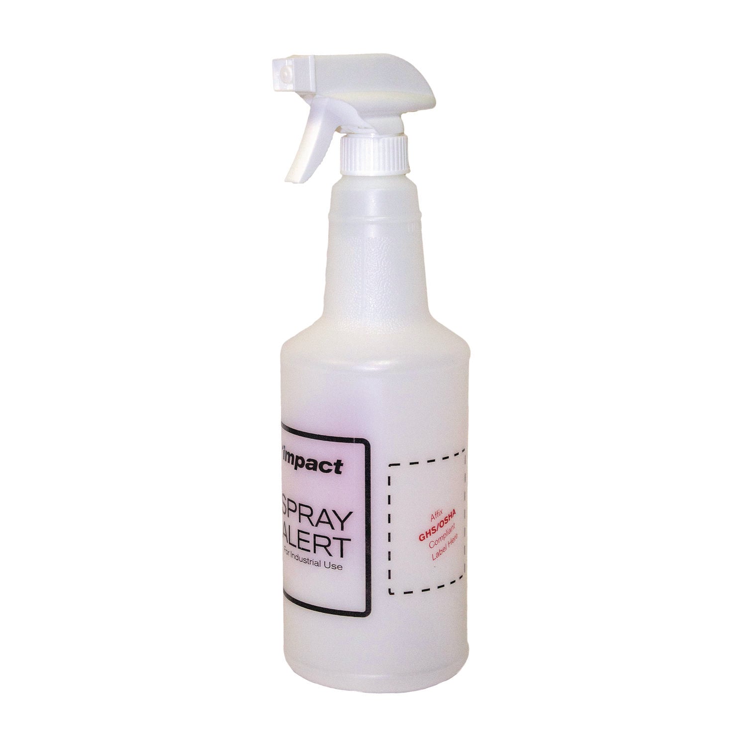 Spray Alert System, 32 oz, Natural with White/White Sprayer, 24/Carton - 3