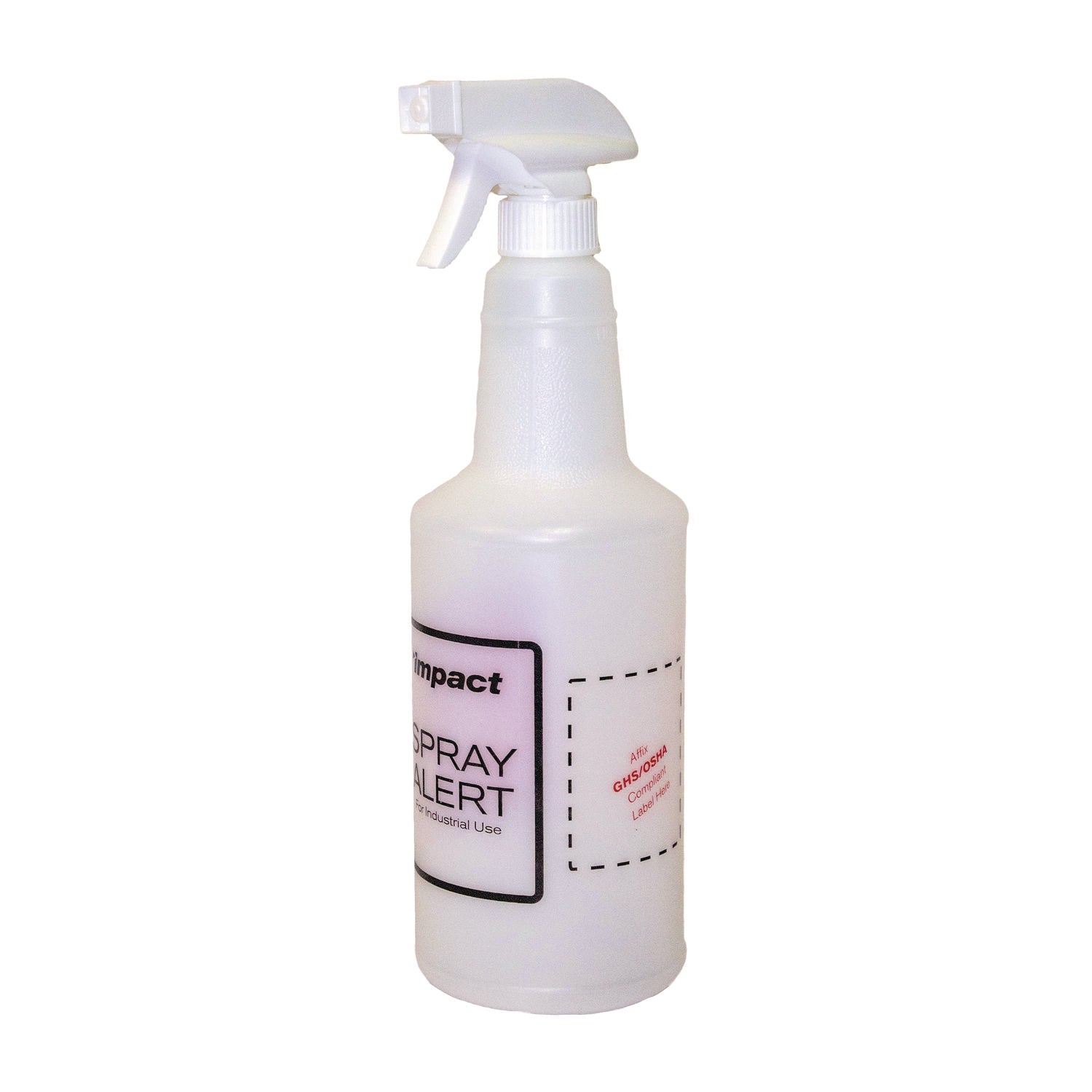 Spray Alert System, 32 oz, Natural with White/White Sprayer, 24/Carton