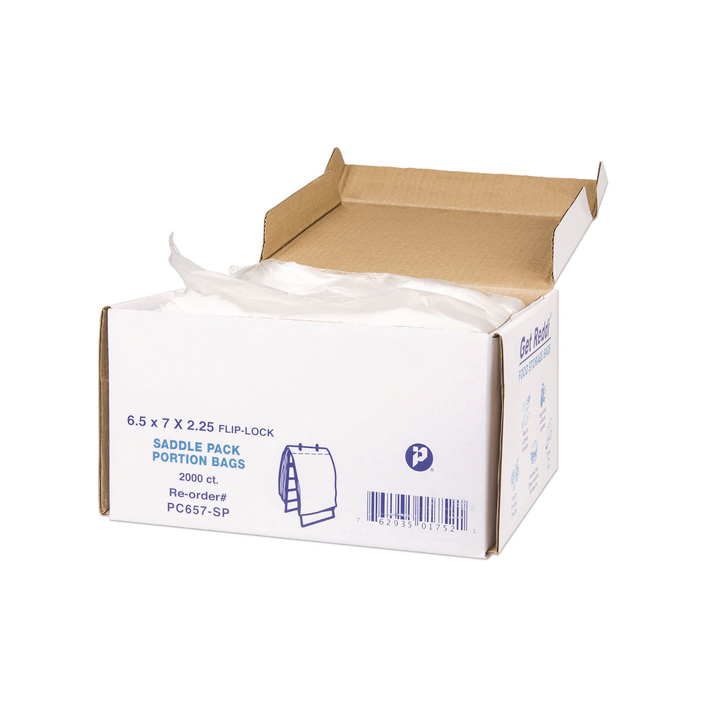 Sdle Pck Food/Util Bg 6. 5X7 Cle 2000