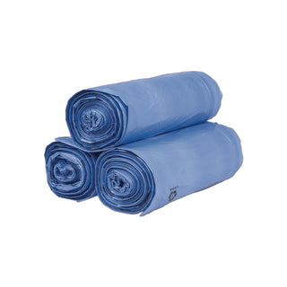 Lldpe 30X43 1 Mil Blue Printed "Soiled Linen" Can Liner Rolls