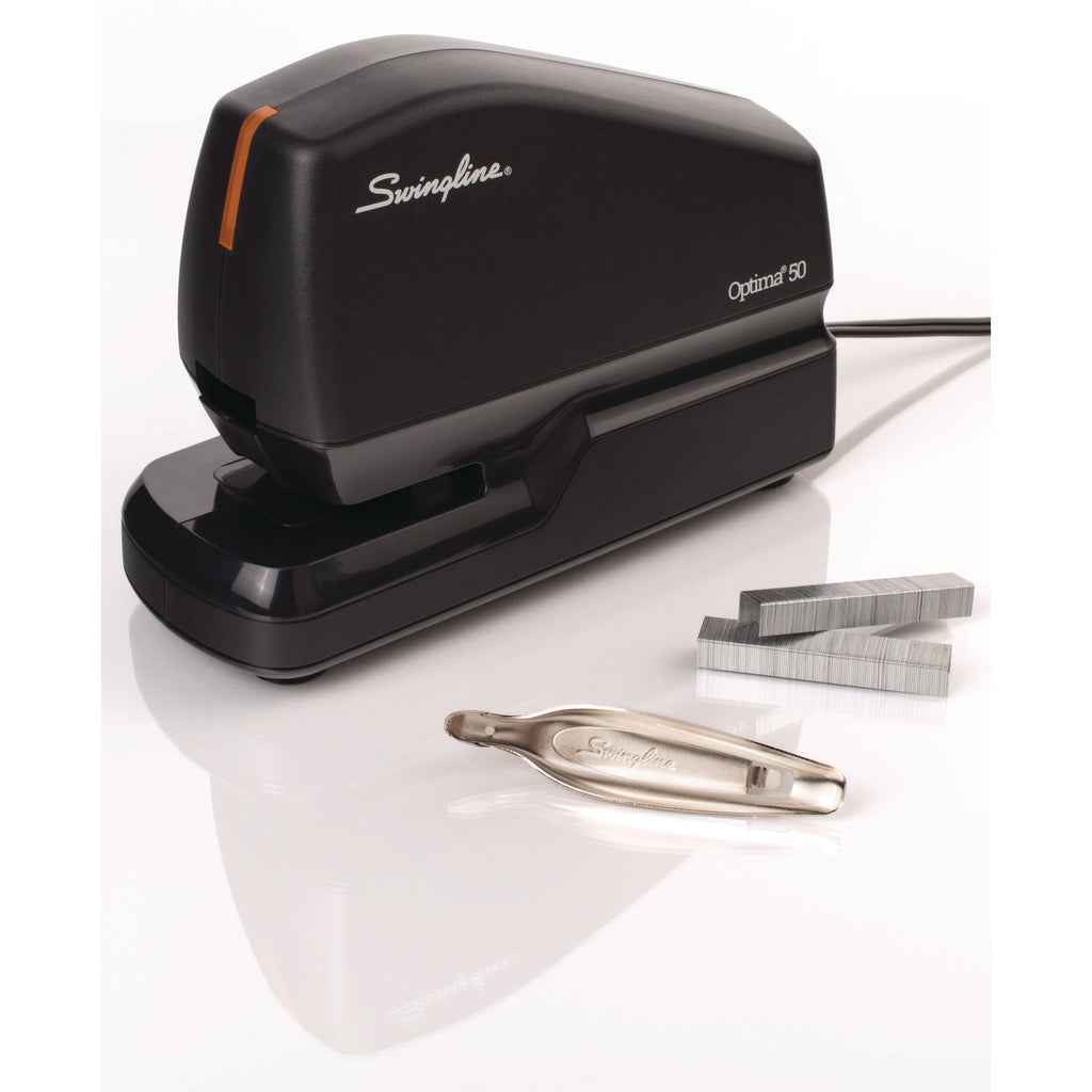 Optima 45 Electric Stapler, 45-Sheet Capacity, Silver/Gray