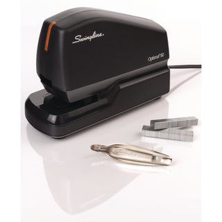 Optima 45 Electric Stapler, 45-Sheet Capacity, Silver/Gray