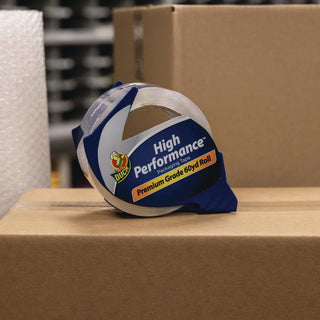 HP260 Packaging Tape with Dispenser, 3" Core, 1.88" x 60 yds, Clear