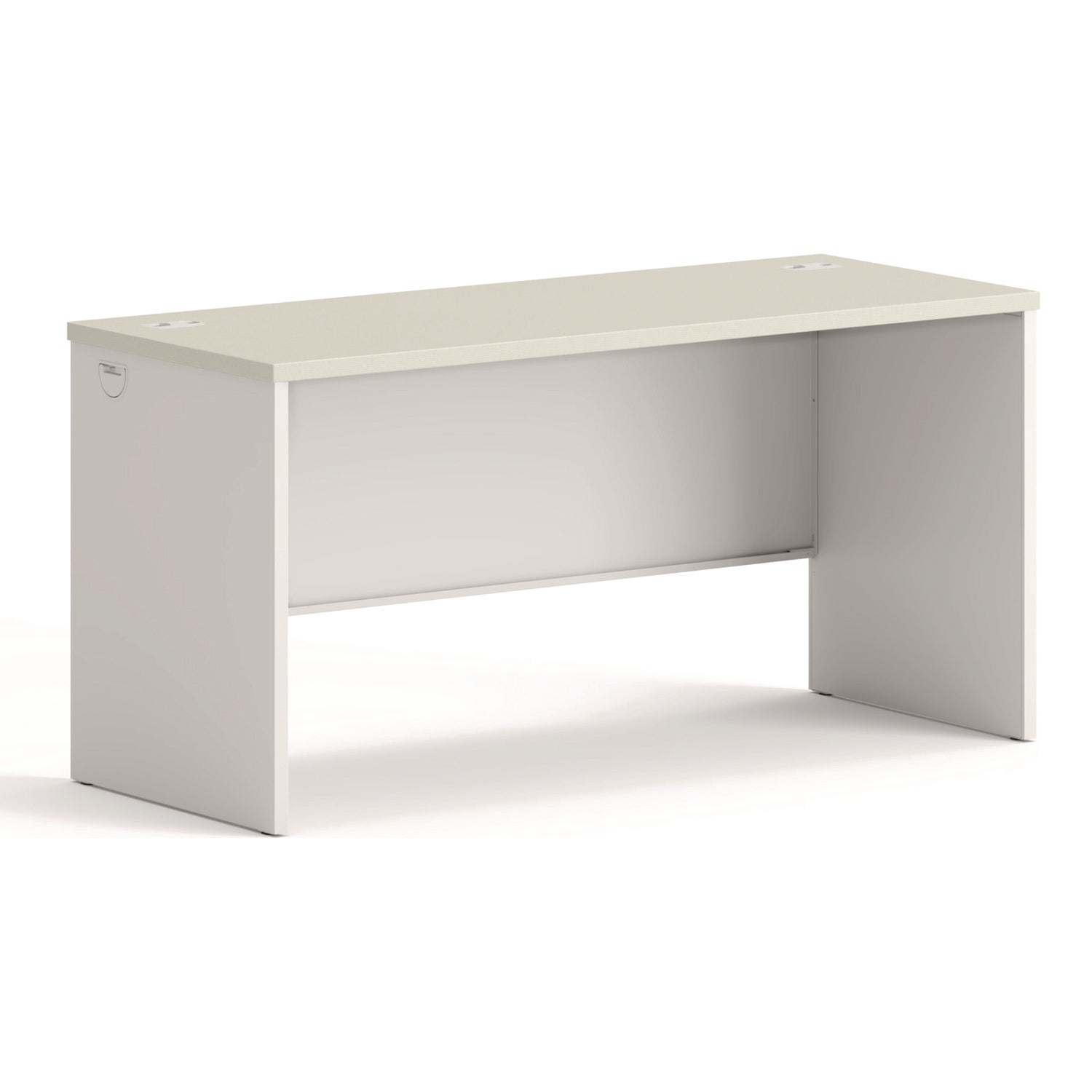38000 Series Desk Shell, 60" x 24" x 30", Light Gray/Silver