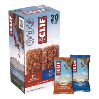 Energy Bar, Chocolate Chip/Crunchy Peanut Butter, 2.4 oz, 24/Box, Ships in 1-3 Business Days