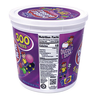 Bubble Gum Assorted Flavor Twist Tub, 300 Pieces/Tub, 1 Tub/Carton, Ships in 1-3 Business Days