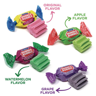 Bubble Gum Assorted Flavor Twist Tub, 300 Pieces/Tub, 1 Tub/Carton, Ships in 1-3 Business Days