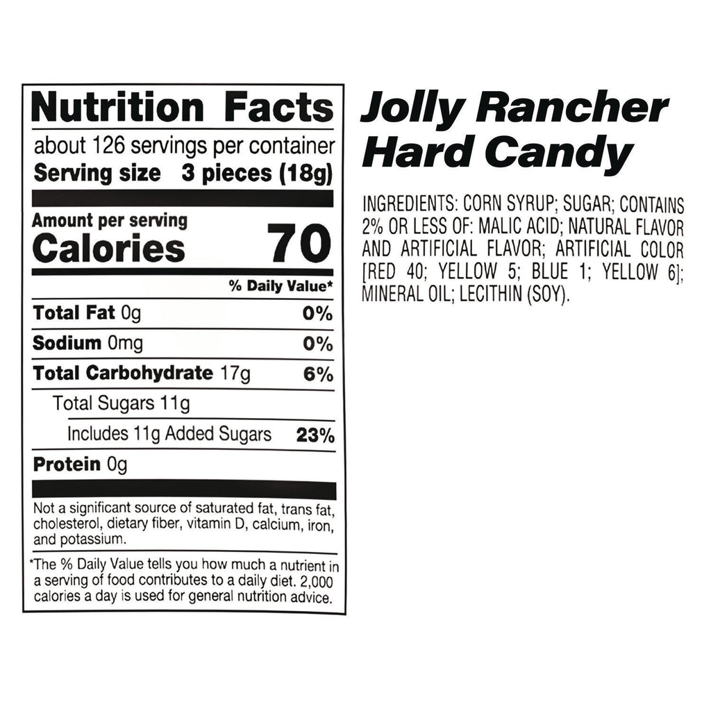 Chewy and Hard Candy Party Asst, Jolly Rancher/Starburst, 8.5 lbs Total, 2 Bag Bundle, Ships in 1-3 Business Days