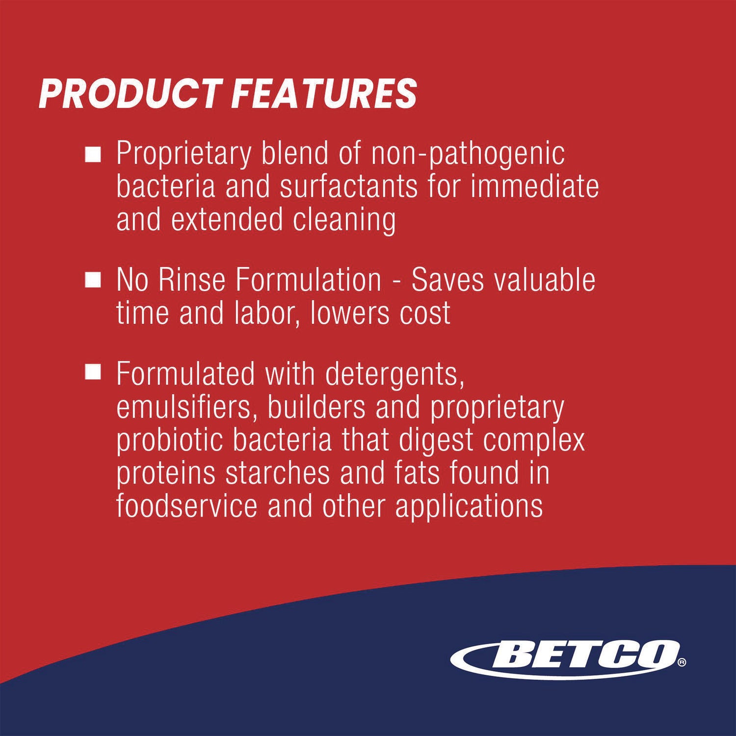 Betco No-Rinse Floor Cleaner - FASTDRAW 33 - Concentrate - 64 fl oz (2 quart) - Rain Fresh Scent - 4 / Carton - Rinse-free, Non-flammable, Glycol-free, Petroleum Free, Phosphate-free, Water Soluble, Silicate-free - Light Green