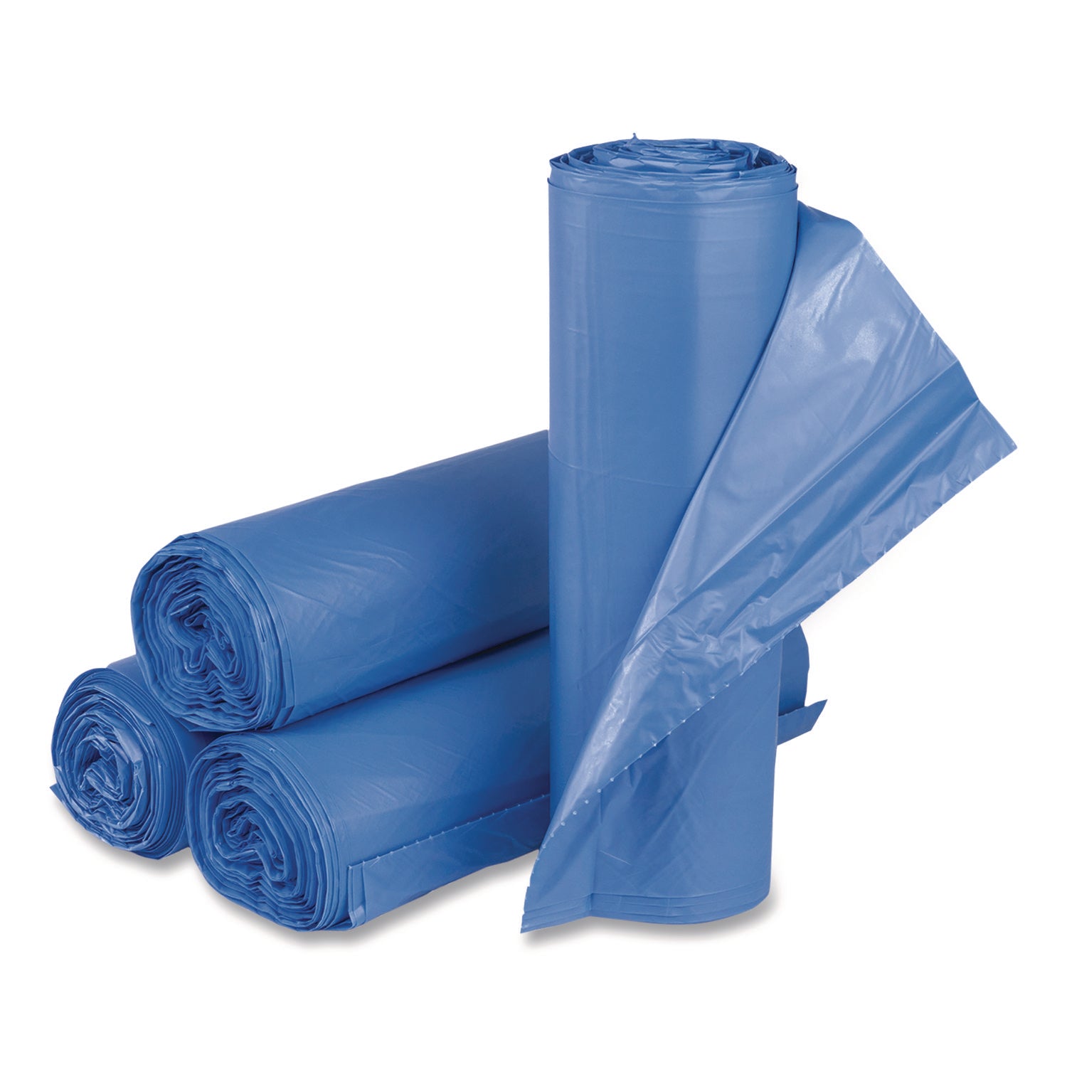 Hdpe 40X48 18 Micron Blue Can Liner