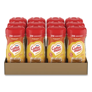 Non-Dairy Powdered Creamer, Hazelnut, 15 oz Canister, 12/Carton
