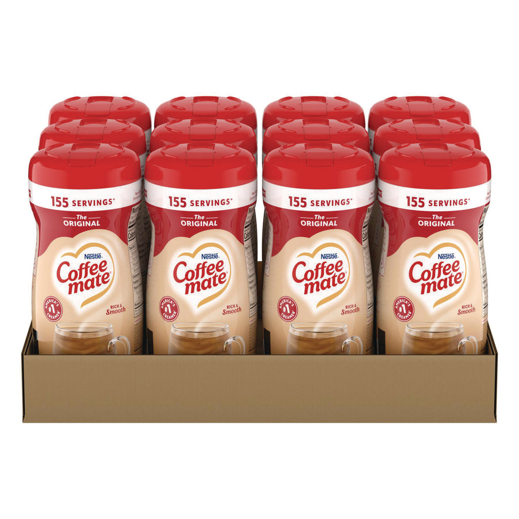 Non-Dairy Powdered Creamer, Original, 11 oz Canister, 12/Carton