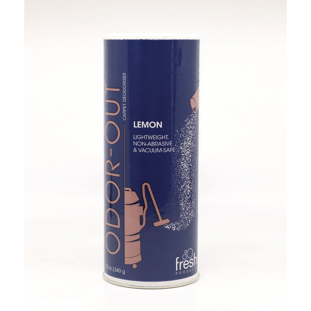Odor-Out Rug/Room Deodorant, Lemon, 12 oz Shaker Can, 12/Box