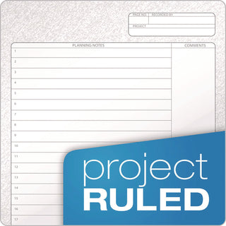 Docket Gold Planner, 1-Subject, Narrow Rule, Black Cover, (70) 8.5 x 6.75 Sheets