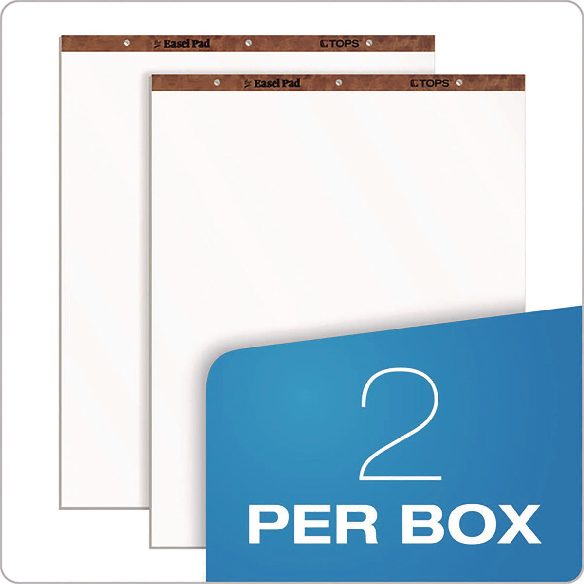 Easel Pads, Unruled, 27 x 34, White, 50 Sheets, 2/Carton