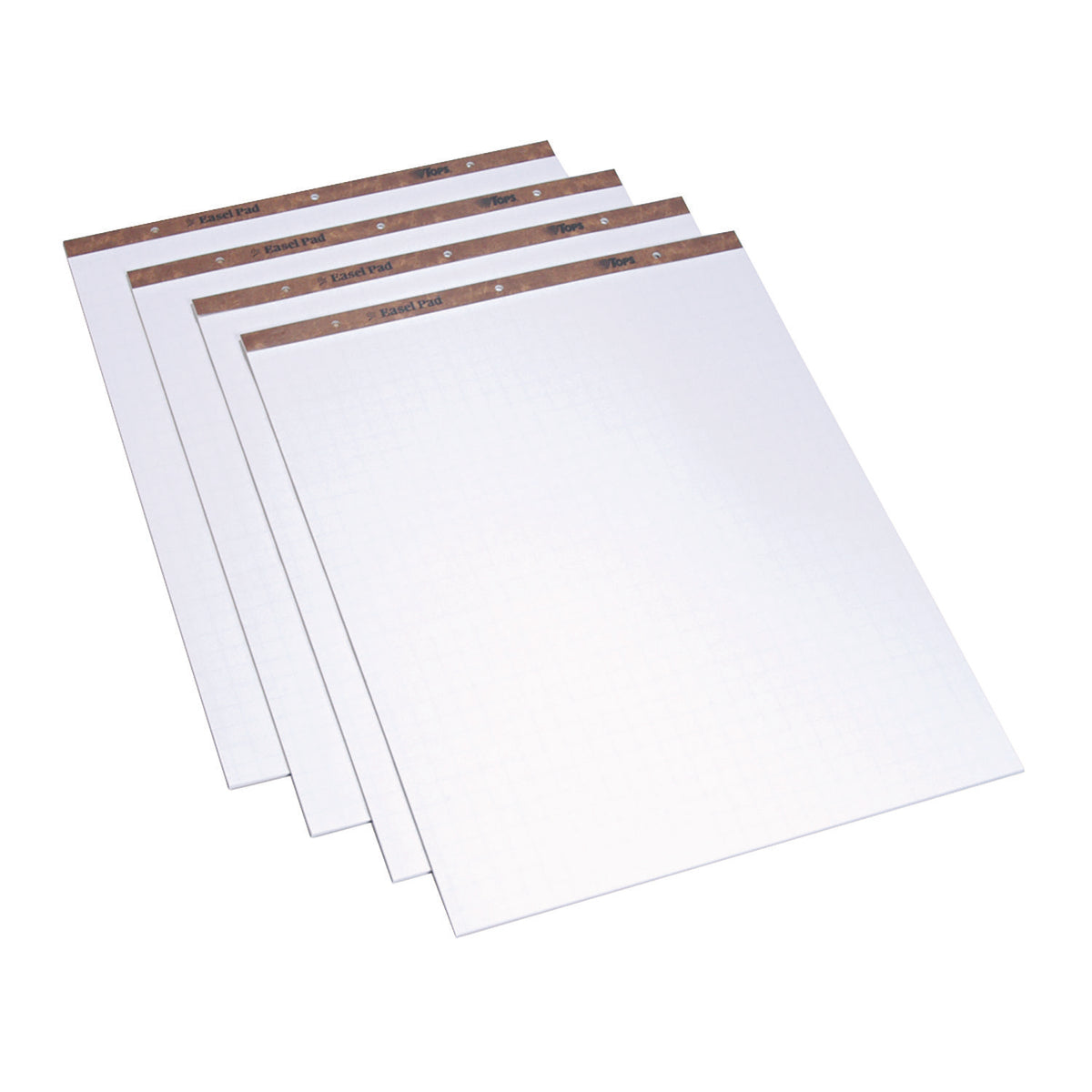 Easel Pads, Quadrille Rule (1 sq/in), 27 x 34, White, 50 Sheets, 4/Carton