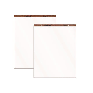 Easel Pads, Unruled, 27 x 34, White, 50 Sheets, 2/Carton