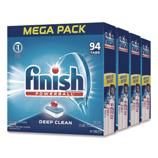 Powerball Dishwasher Tabs, Fresh Scent, 94/Box, 4 Boxes/Carton